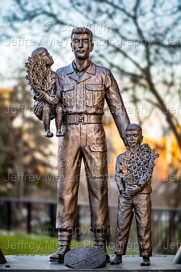 War memorial for the Canadians who served in the Korean War 