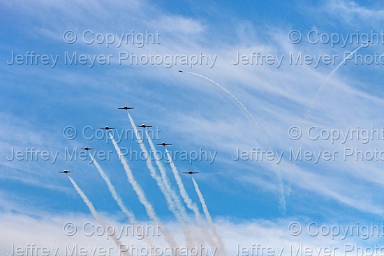 Canadian Snowbirds and CF-18 Hornet Demo Team 