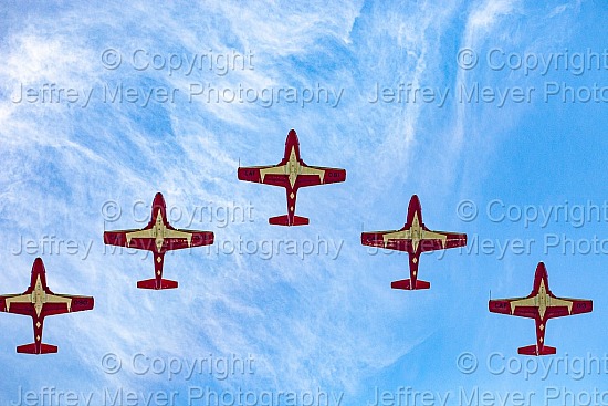 Canadian Snowbirds and CF-18 Hornet Demo Team 