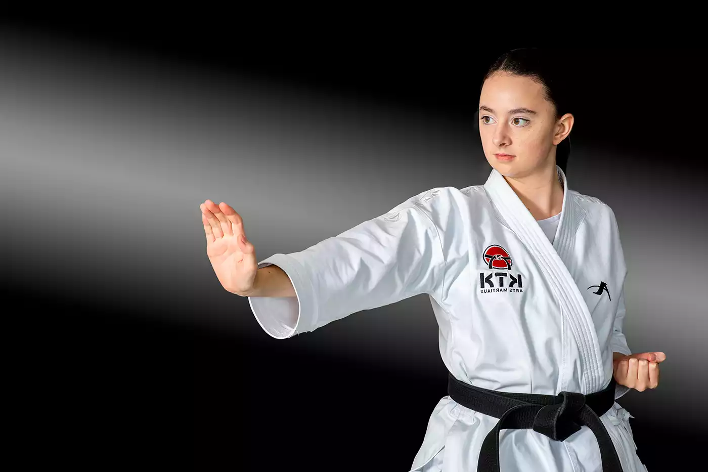 KTK Martial Arts sensei performing a kata.  Sport photography by Jeffrey Meyer